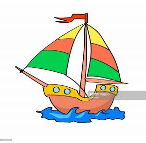 Раскраска кораблик для детей 4 5 лет #30 #346411
