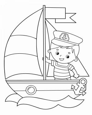 Раскраска кораблик для детей 6 7 лет #19 #346477