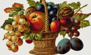 Раскраска корзина с фруктами для детей #31 #347285