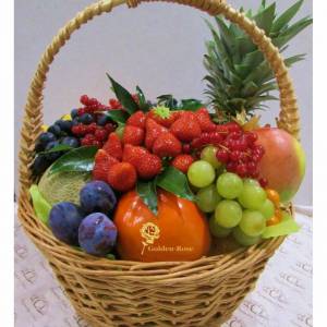 Раскраска корзинка с фруктами #30 #347424