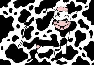 Раскраска коровий принт #21 #347979