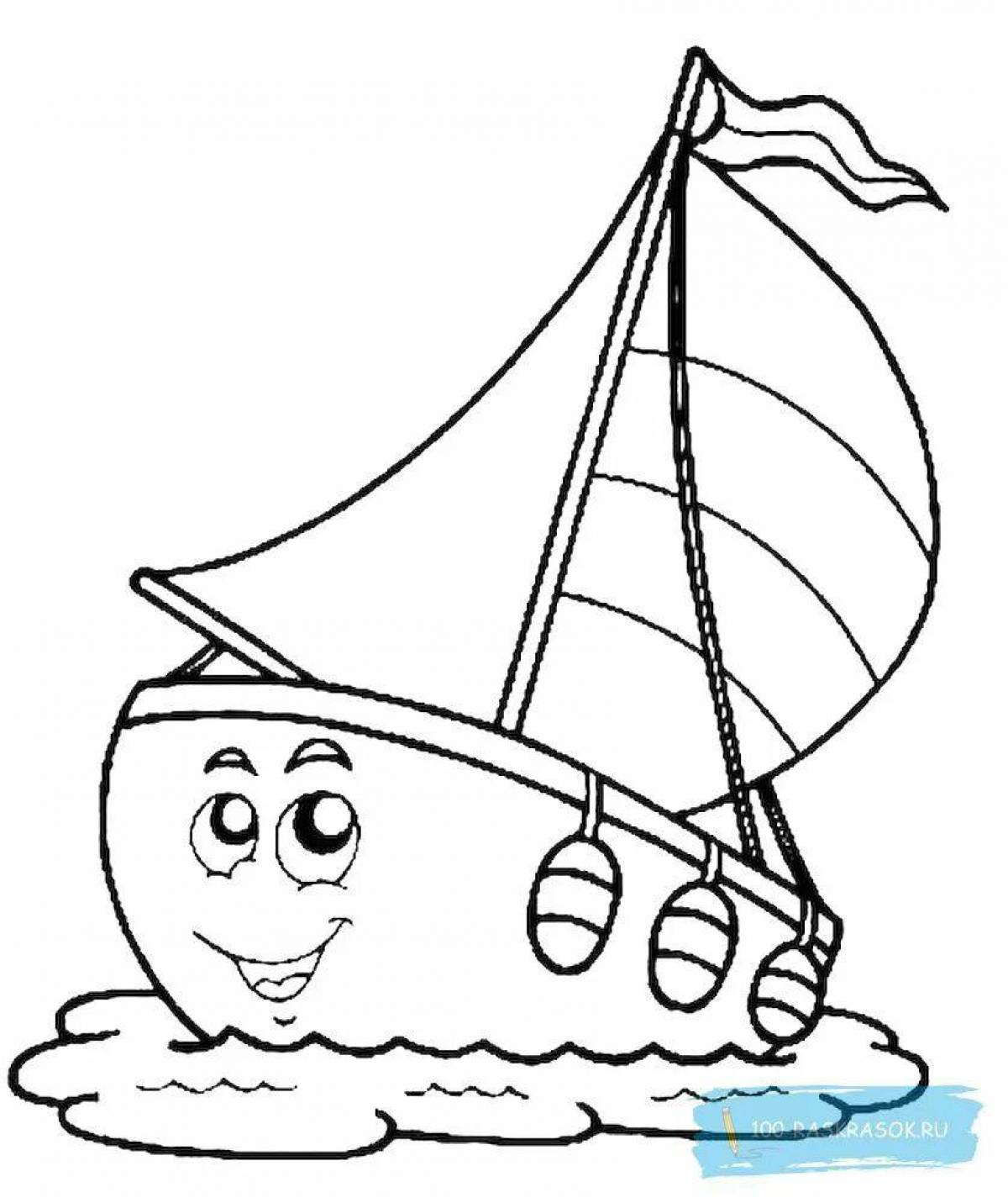 Кораблик для детей 3 4 лет #9