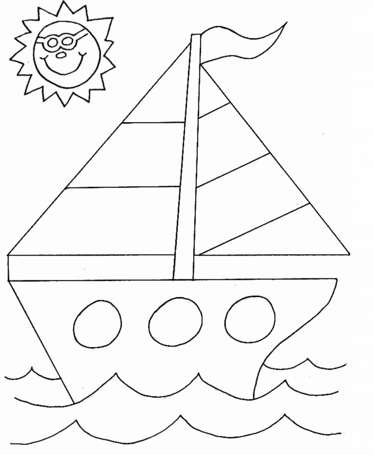 Кораблик для детей 3 4 лет #22
