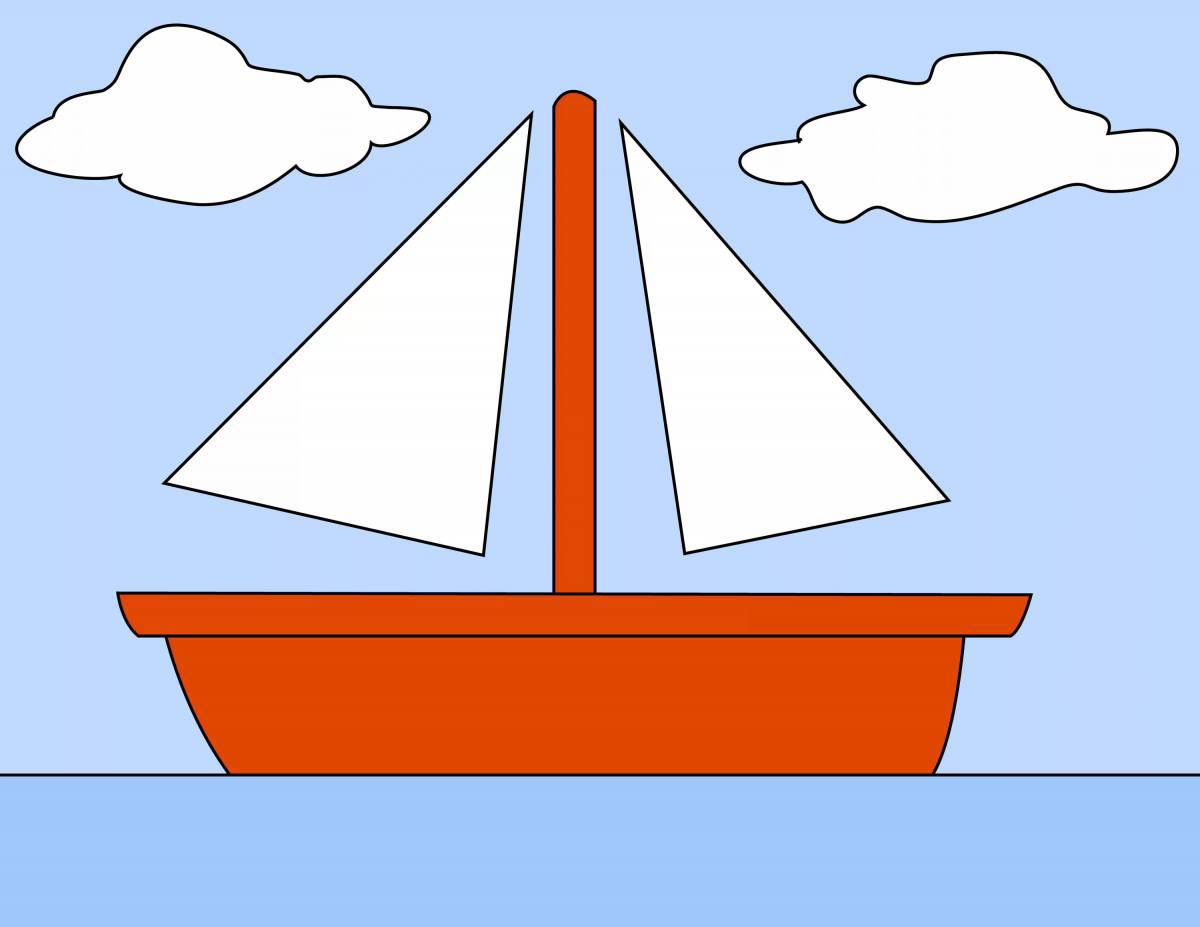 Кораблик для детей 3 4 лет #32