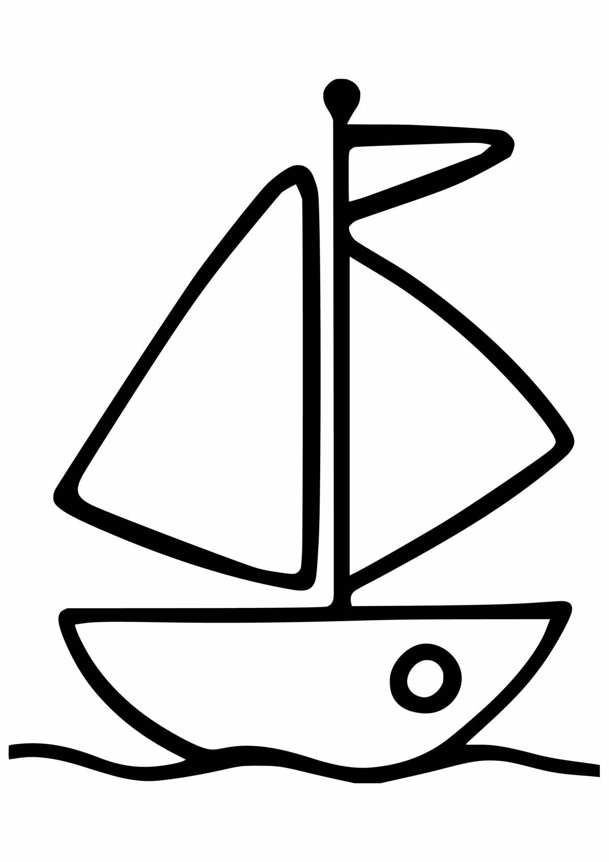 Кораблик для детей 4 5 лет #17