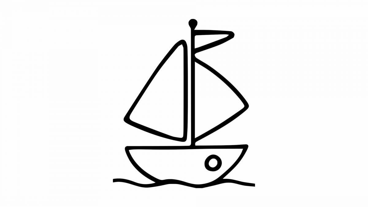 Кораблик для детей 4 5 лет #22