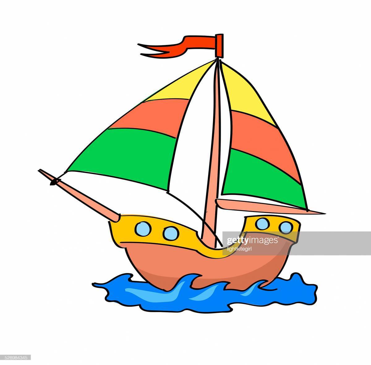 Кораблик для детей 4 5 лет #30