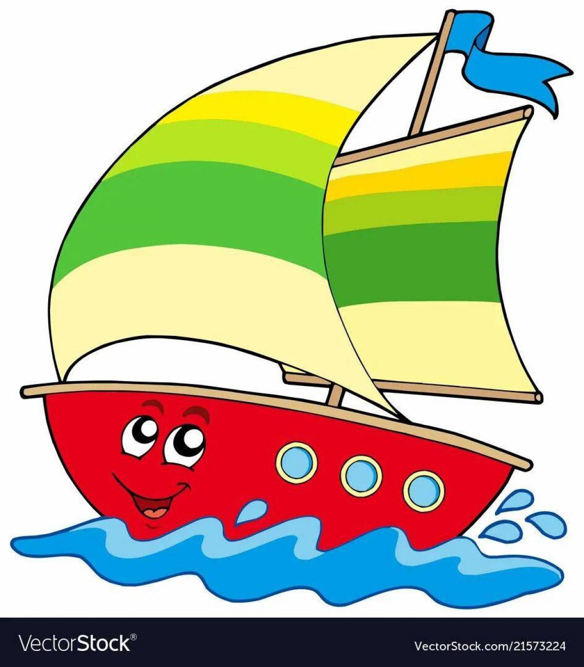 Кораблик для детей 4 5 лет #31