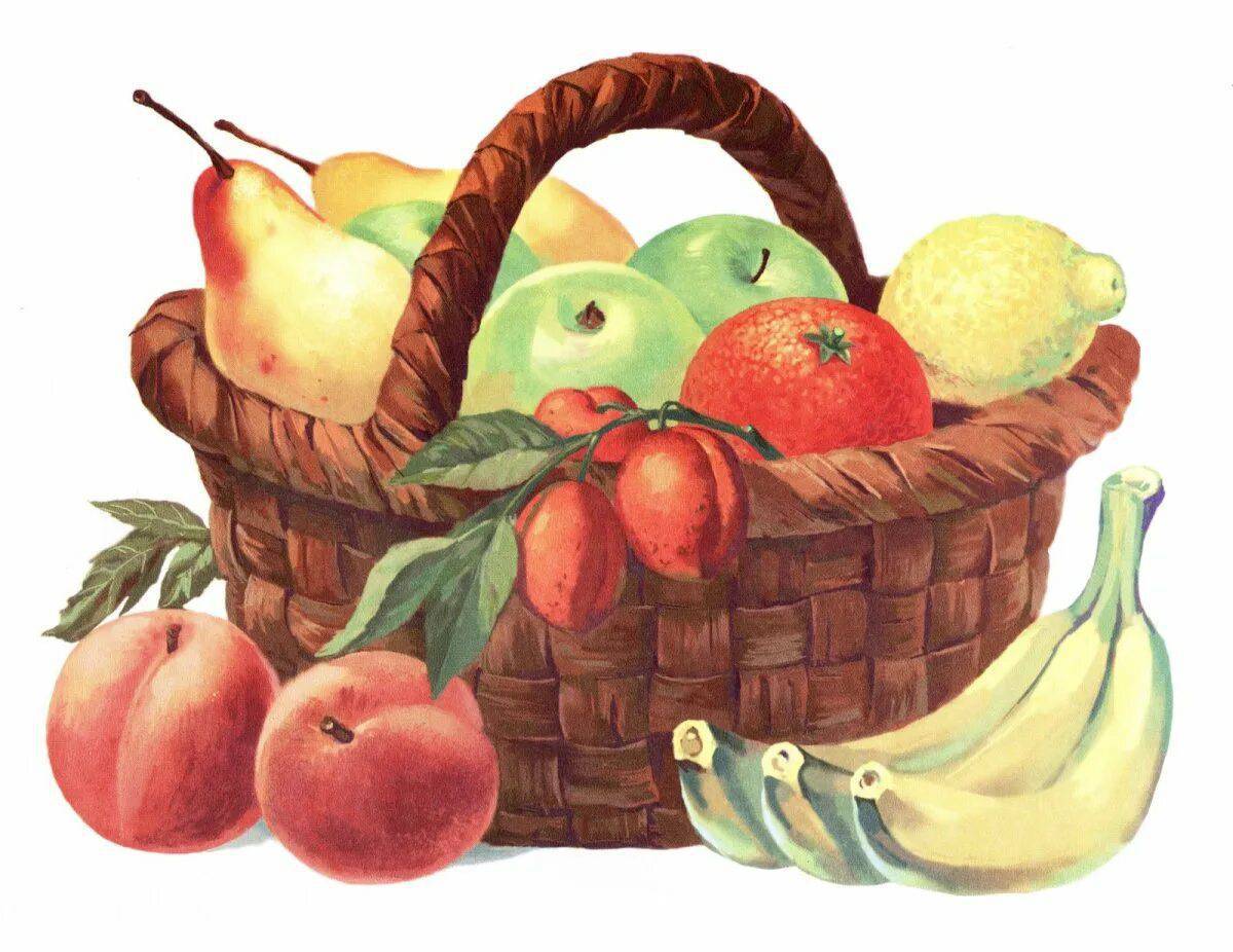 Корзина с фруктами для детей #5