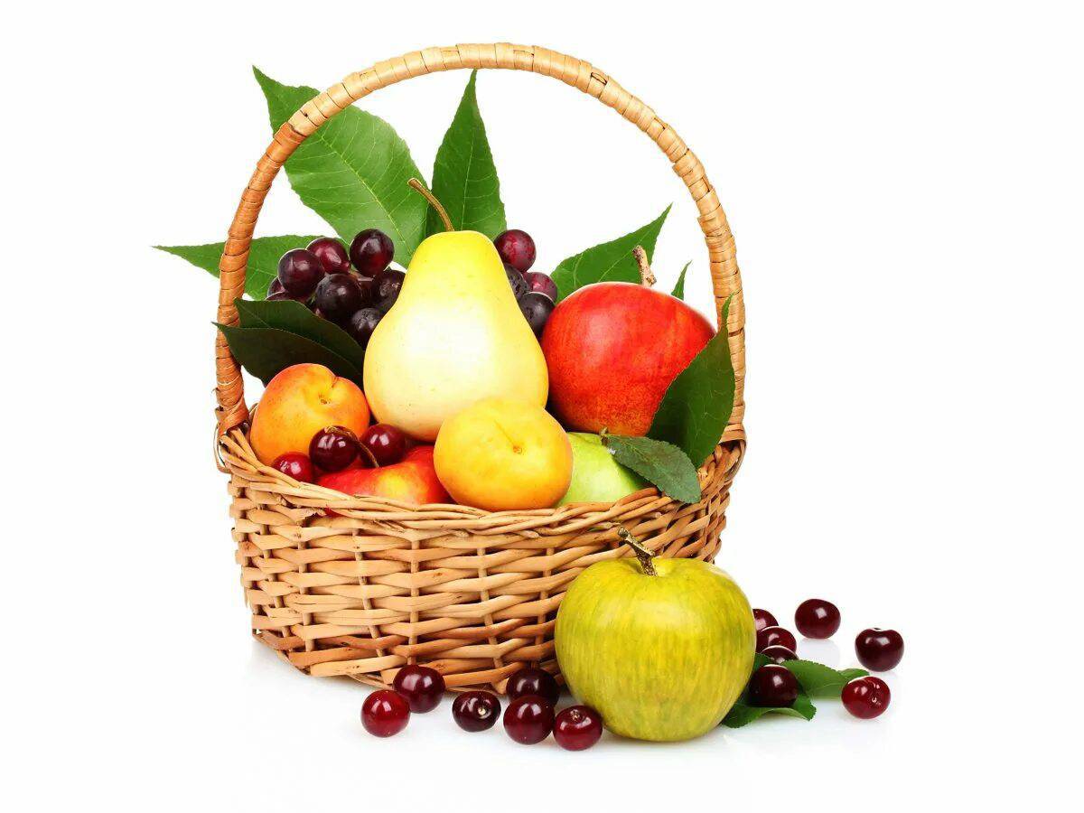Корзина с фруктами для детей #8