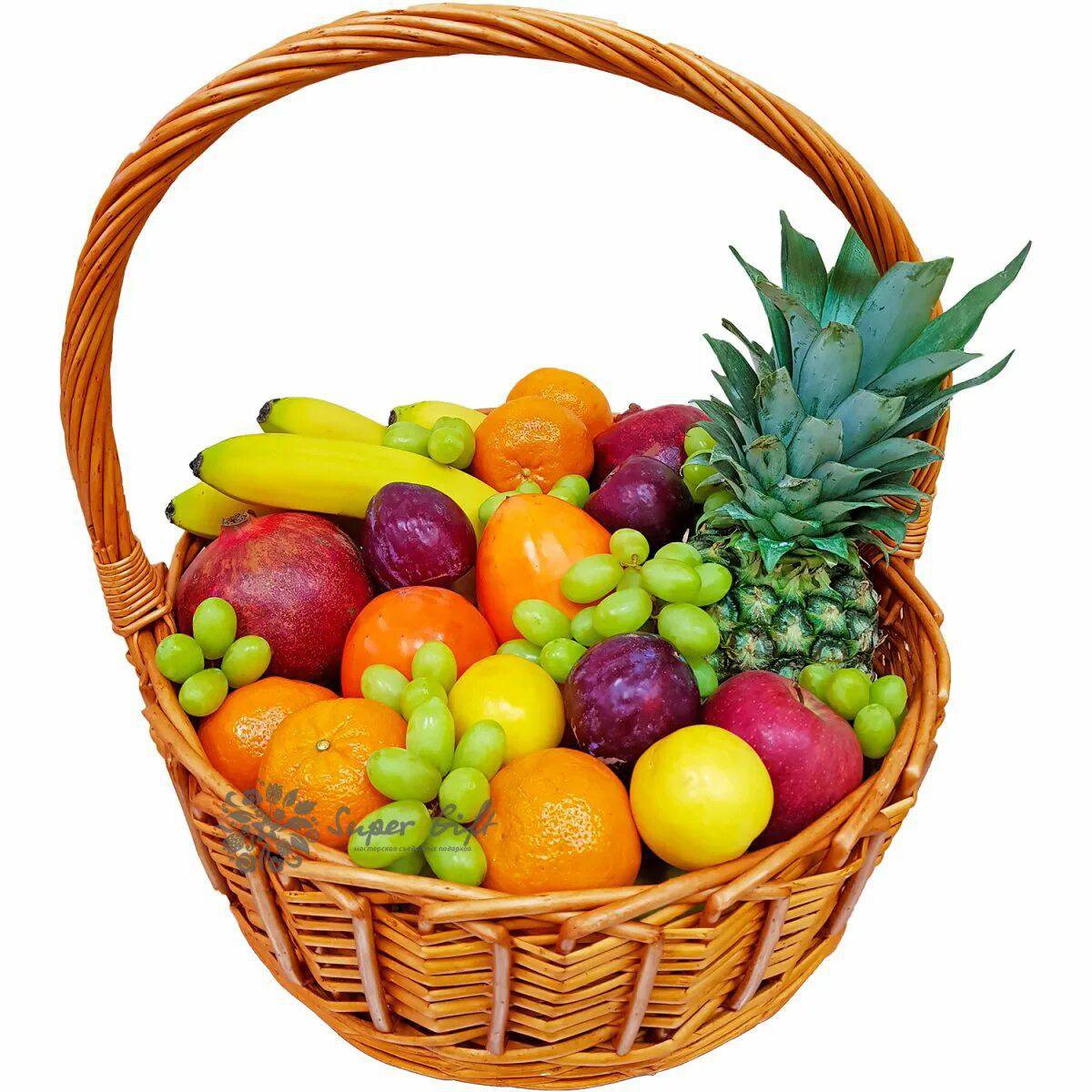 Корзина с фруктами для детей #11