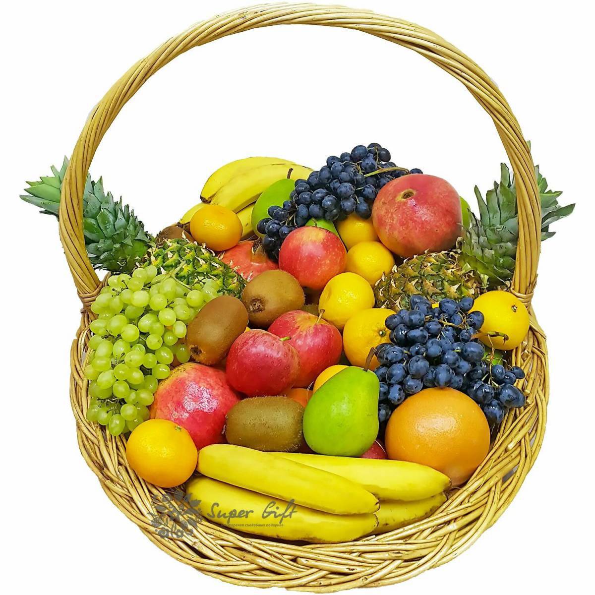 Корзина с фруктами для детей #39