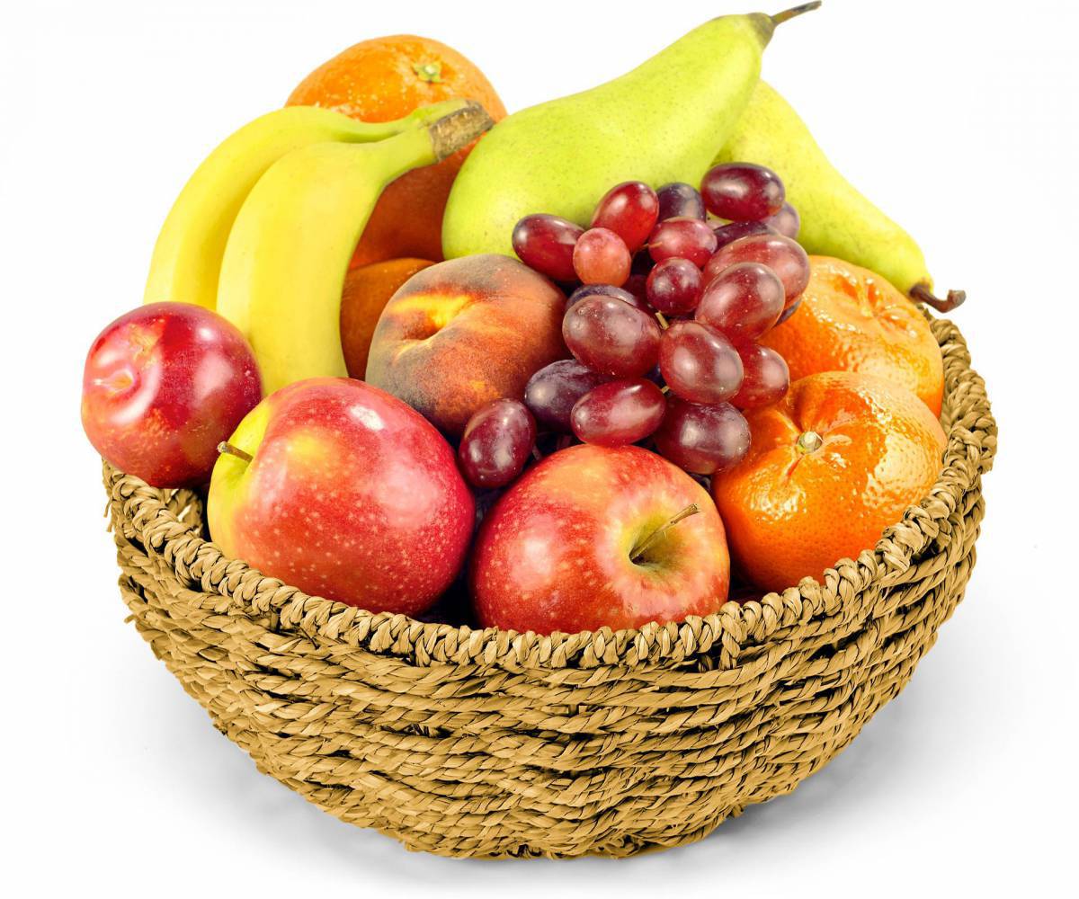 Корзинка с фруктами #12