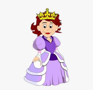 Раскраска королева для детей #31 #348066