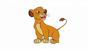 Раскраска король лев для детей #6 #348301