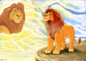Раскраска король лев для детей #7 #348302