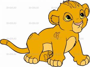 Раскраска король лев для детей #13 #348308