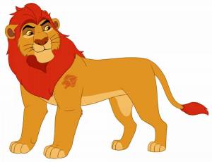 Раскраска король лев для детей #15 #348310