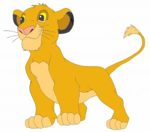 Раскраска король лев для детей #26 #348321