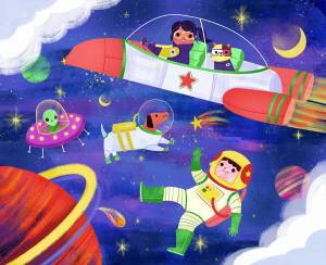 Раскраска космос для детей 5 6 лет #25 #348631