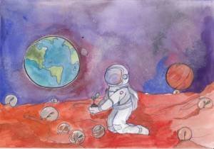 Раскраска космос для детей 5 6 лет #28 #348634