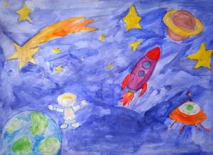 Раскраска космос для детей 5 6 лет #33 #348639