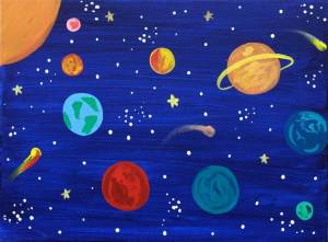Раскраска космос для детей 5 6 лет #35 #348641