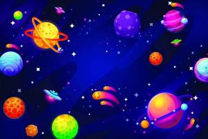 Раскраска космос и планеты для детей #4 #348649