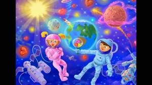 Раскраска космос и планеты для детей #12 #348657