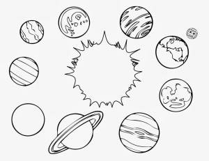 Раскраска космос и планеты для детей #13 #348658