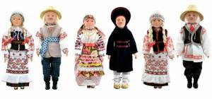 Раскраска костюм белорусский национальный для детей #30 #348860