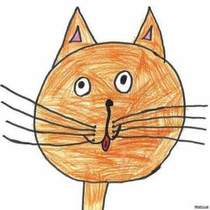 Раскраска кот рисунок #2 #349584