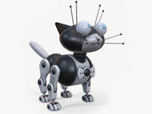 Раскраска кот робот #23 #349644