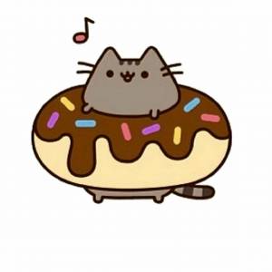 Раскраска котик пончик #22 #350453