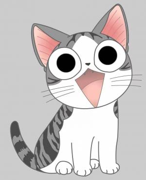 Раскраска котов как аниме #6 #351104