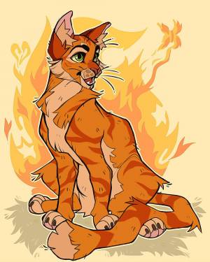 Раскраска коты воители огнезвезд #6 #351218