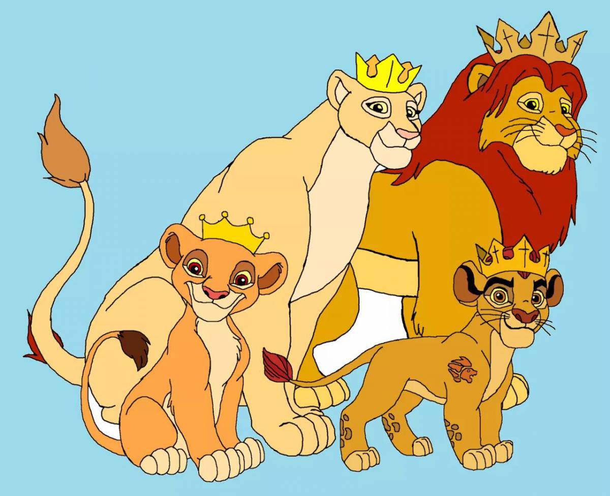Король лев для детей #10