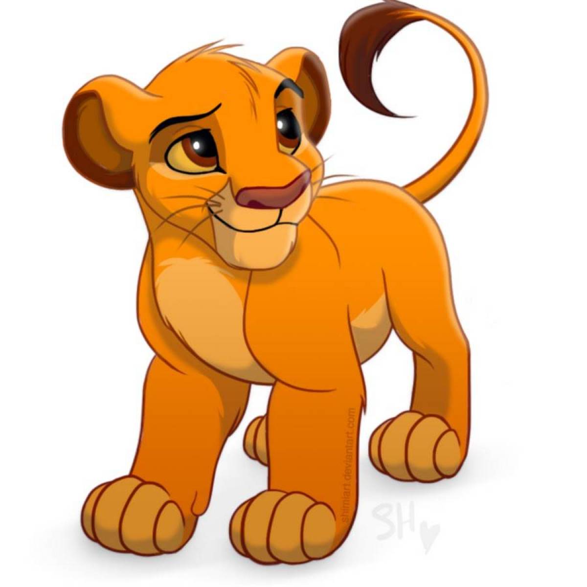 фото симбы из короля льва маленького