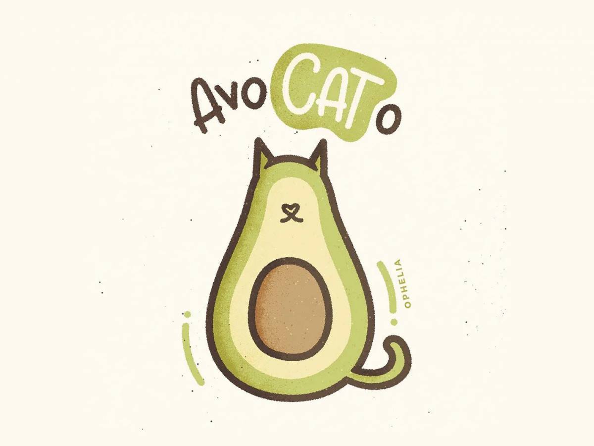 Кот авокадо #5