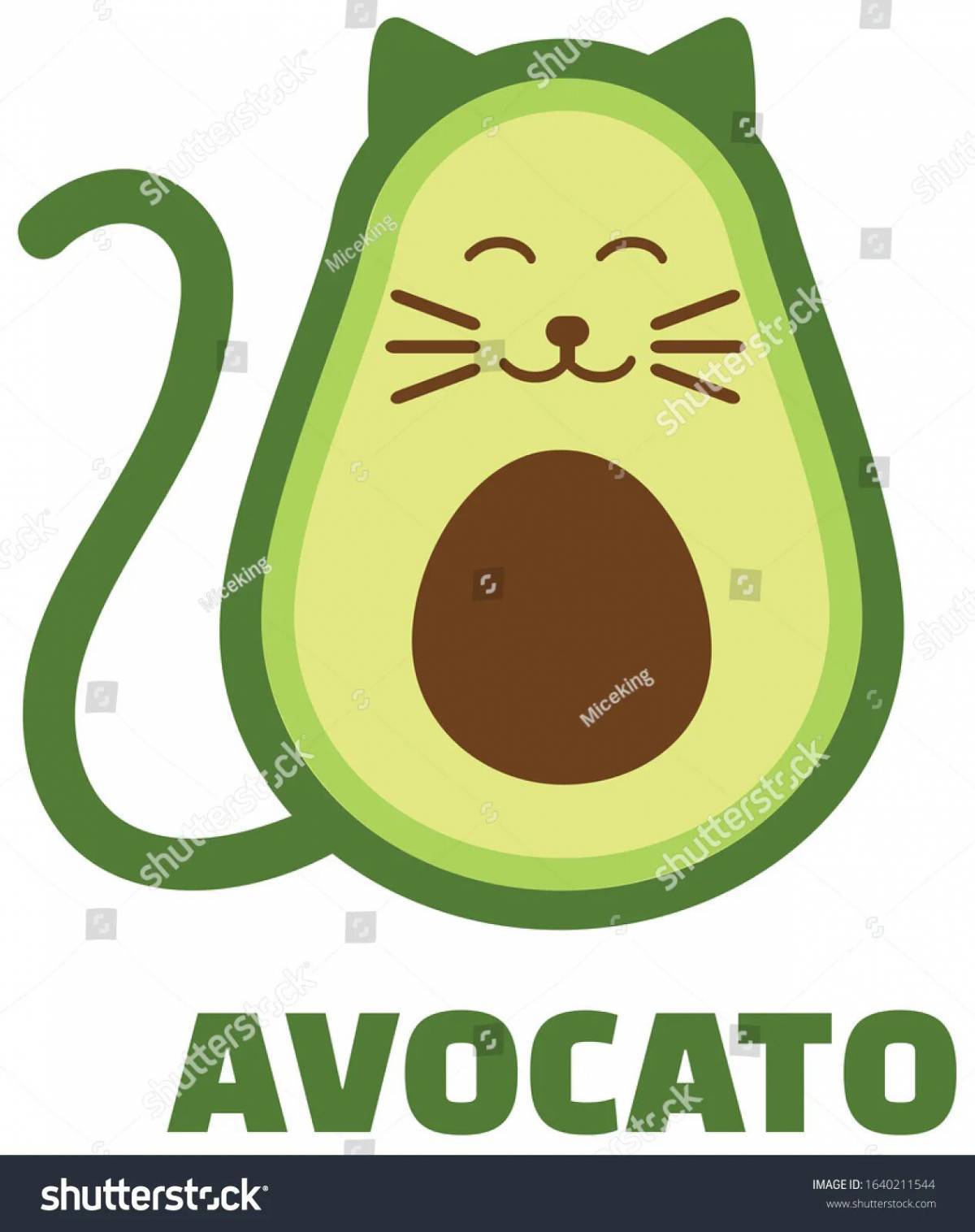 Кот авокадо #10