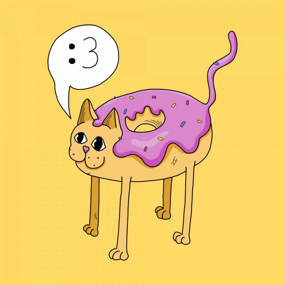 Кот пончик #18