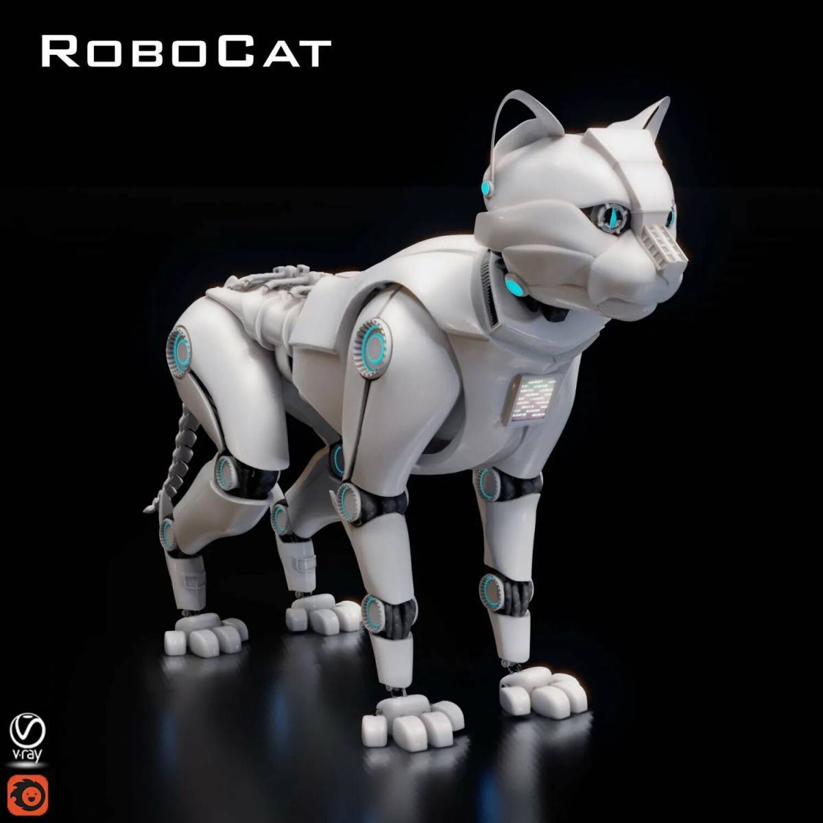 Кот робот #12