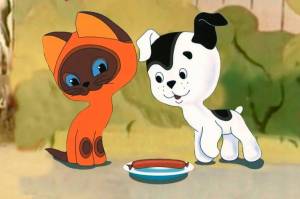 Раскраска кошечки собачки для детей мультсериал #8 #352102