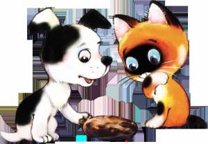 Раскраска кошечки собачки для детей мультсериал #9 #352103