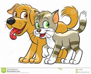 Раскраска кошечки собачки для детей мультсериал #20 #352114
