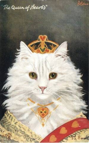 Раскраска кошка королева #10 #352607