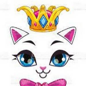 Раскраска кошка принцесса #14 #352717