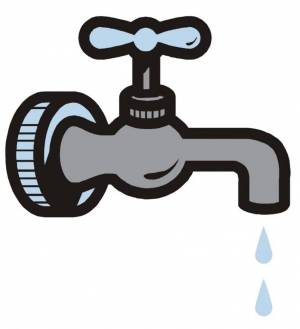 Раскраска кран с водой #18 #353695