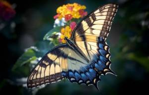 Раскраска красивая бабочка #22 #353845
