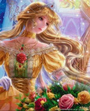 Раскраска красивая принцесса #5 #353943